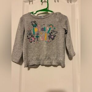 Peppa Pig “Playful” Glitter Top